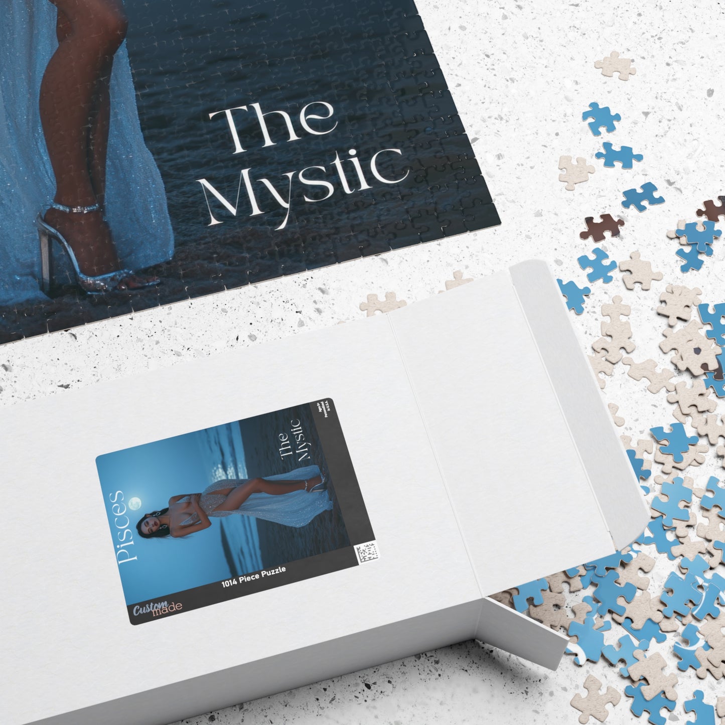 Pisces Zodiac Puzzle (1000-Piece Jigsaw Puzzle)