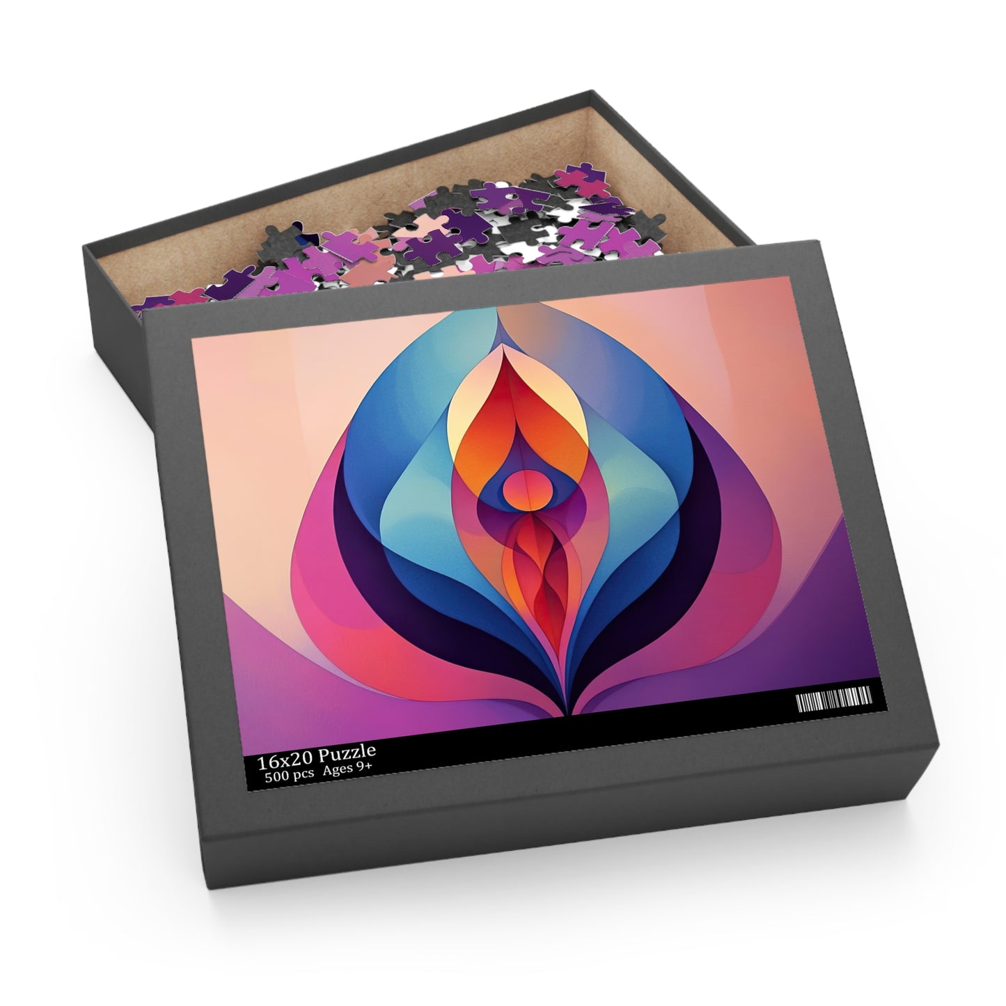 She Speaks in Shapes Puzzle (500-Piece Puzzle)