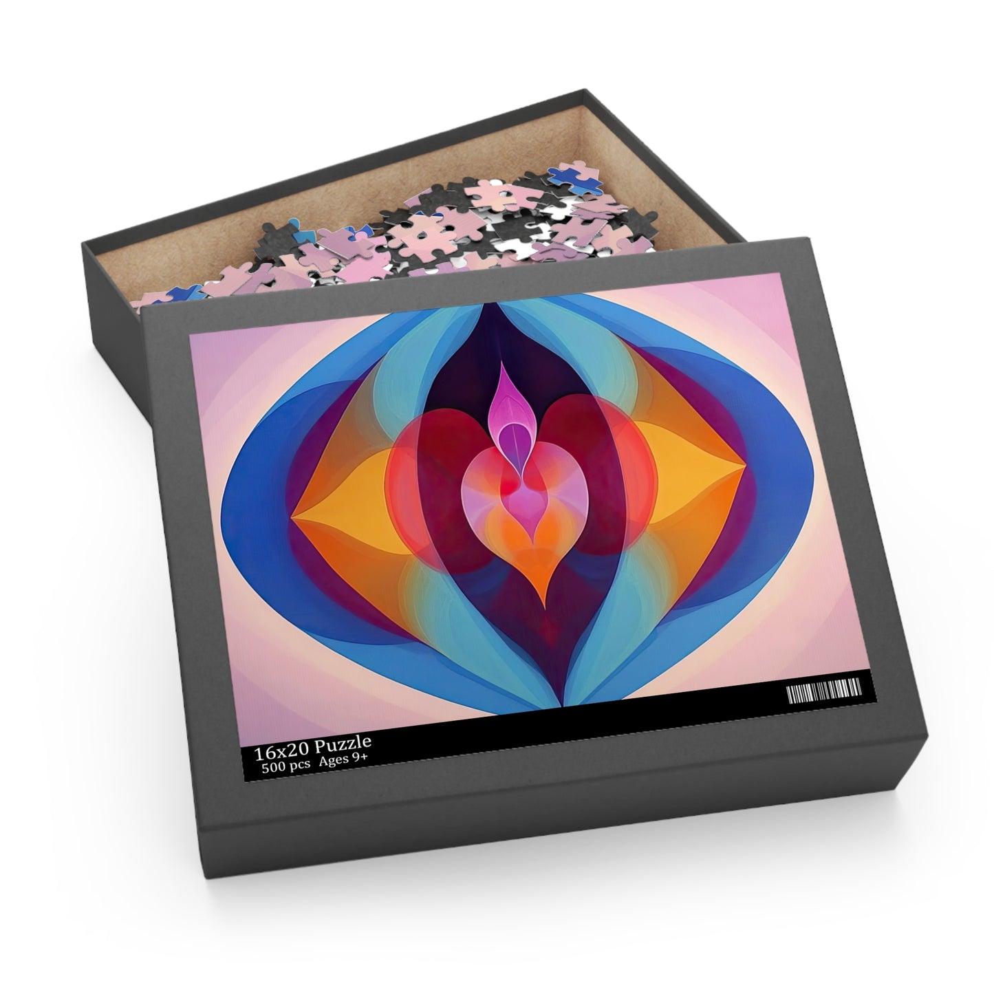 Soft Geometry Puzzle (500-Piece Puzzle)