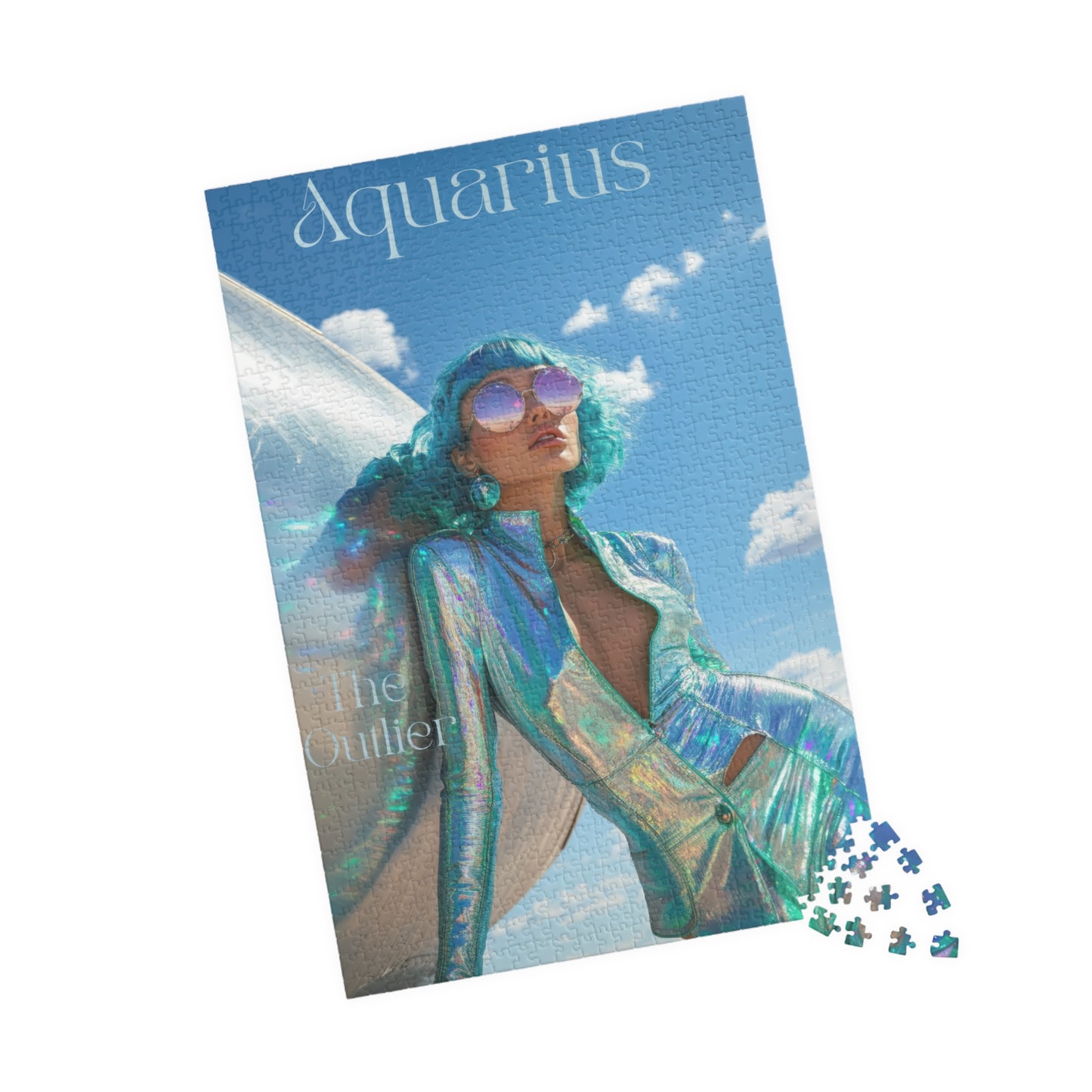 Aquarius Zodiac Puzzle (1000-Piece Jigsaw Puzzle)