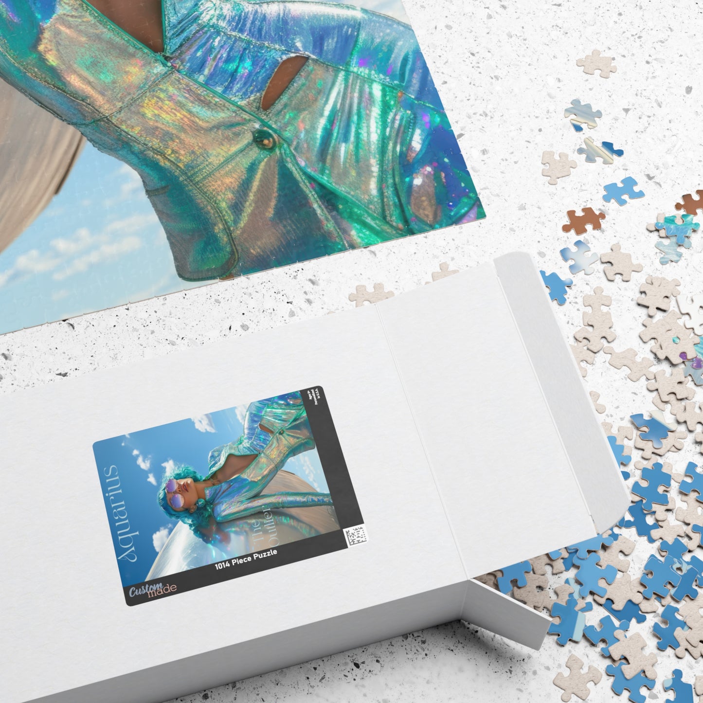 Aquarius Zodiac Puzzle (1000-Piece Jigsaw Puzzle)