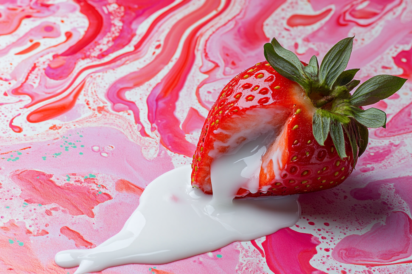 Strawberry & Cream Dream Puzzle – Aesthetic Jigsaw (110 to 1000 Pieces)