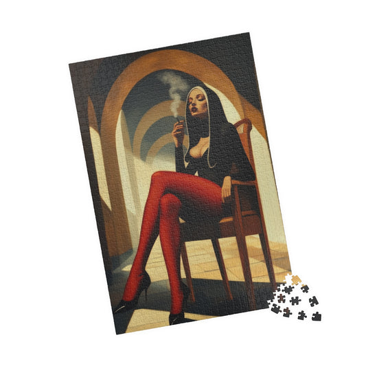 Saint & Sinner Puzzle (500-Piece Jigsaw Puzzle)